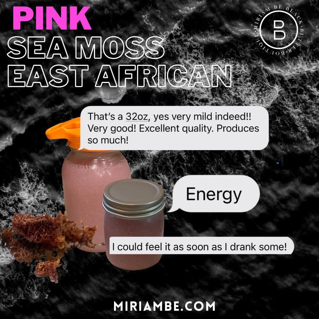 Pink East African Sea Moss Gel