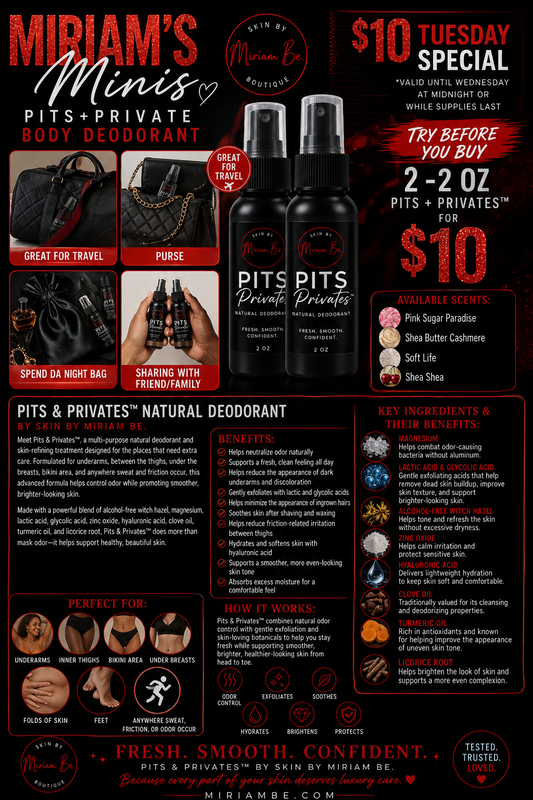$10 Tuesday’s -Pits+Privates Minis