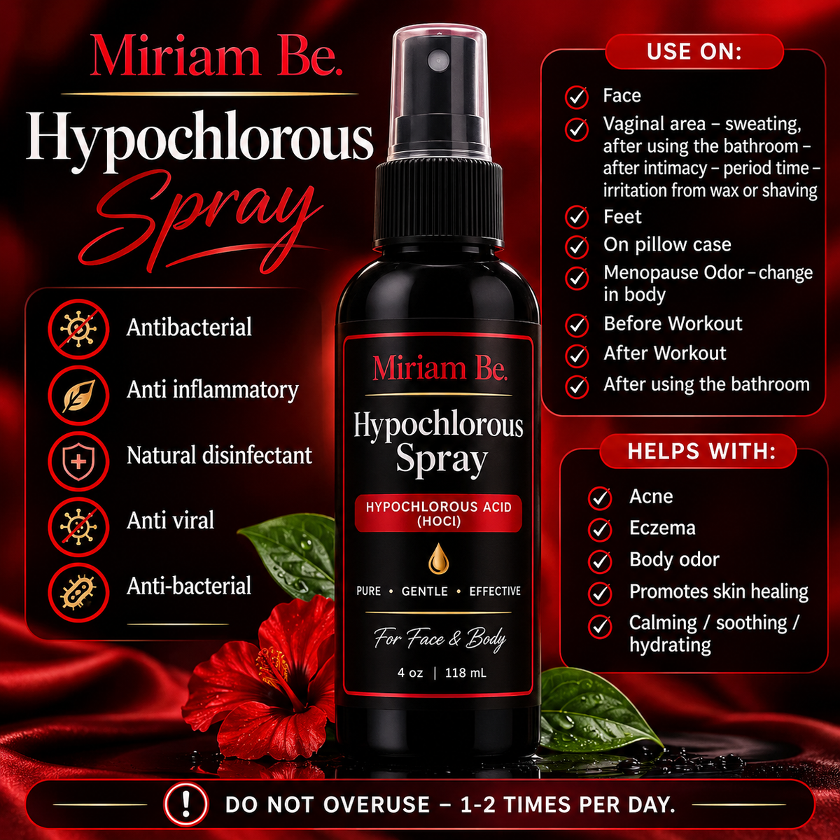Hypochlorous Acid Spray